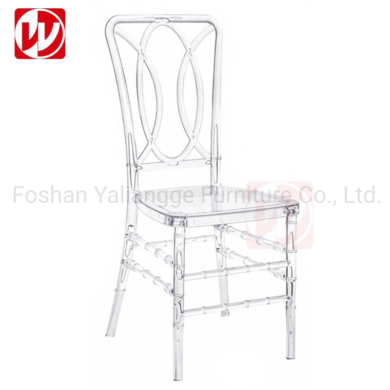 Cheap Hot Selling Folding Plastic Chair Wedding Acrylic Event Chair Clear Crystal Banquet Party Napoleon Resin Chair