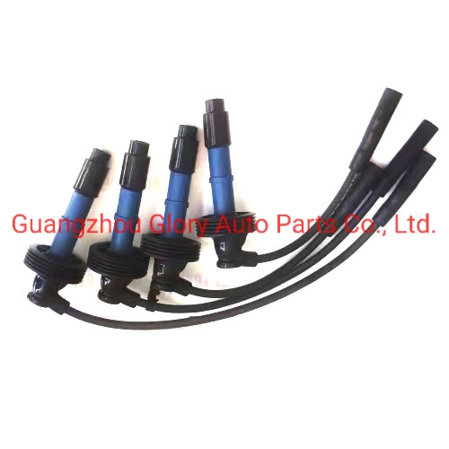 Contact spark plug cable kits fils s'adapte R-Enault V-Olvo 1.6-2.0L 1995-2004 7431275284