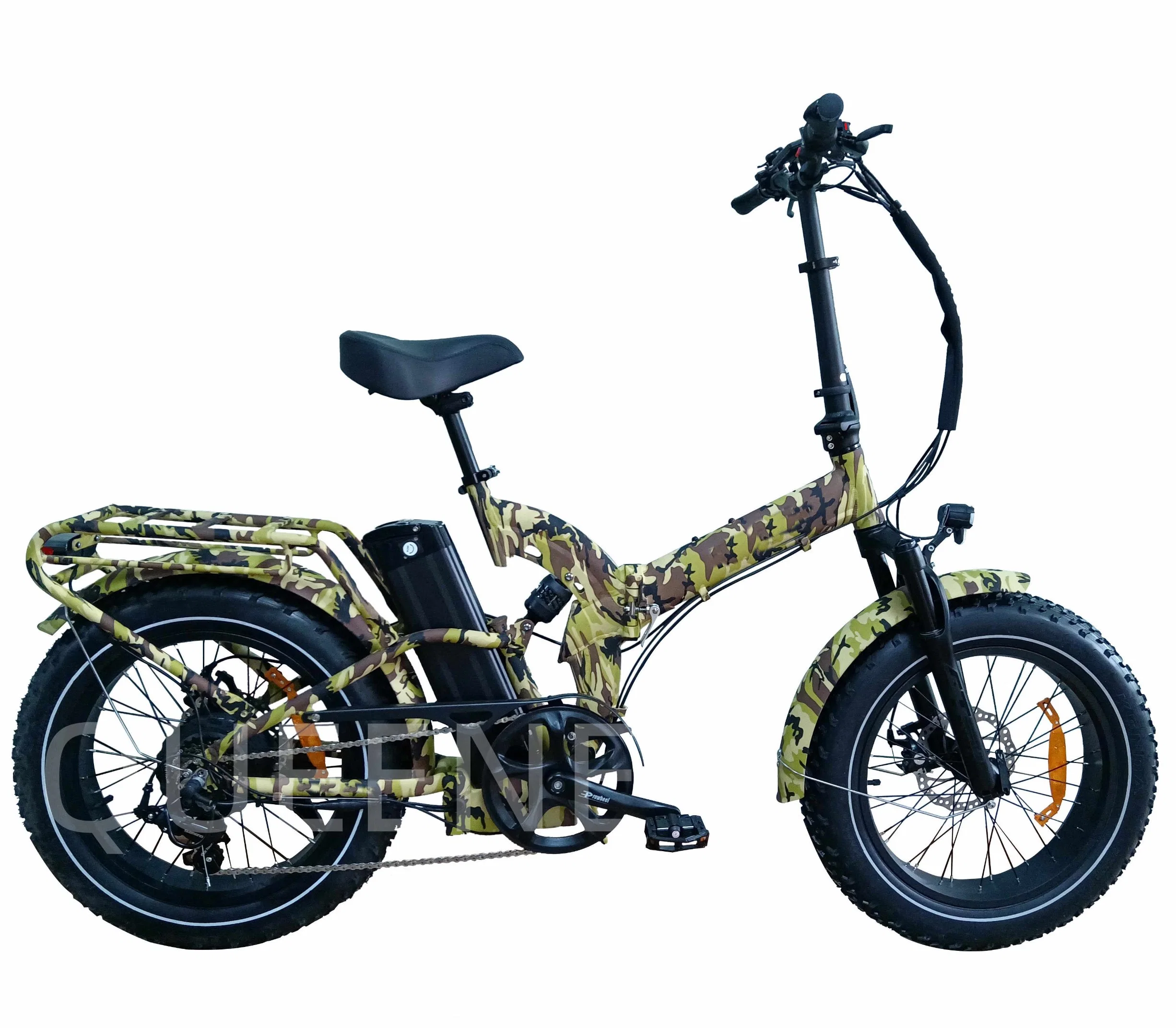 Queene/City Road 48V 750W 1000W de matières grasses de la saleté de Pneus e vélo avec suspension complète Ebike électronique électrique électrique