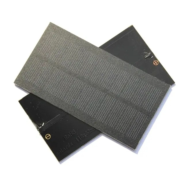 0,8W 5,5V Solar Cell Pet Monocrystalline Cargador de panel solar 118*63*2mm