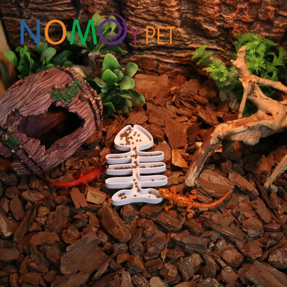 Nomoy Pet Factory Direct Sale Creative Design Fish Bone Dish for Reptile Nw-17 Nw-18