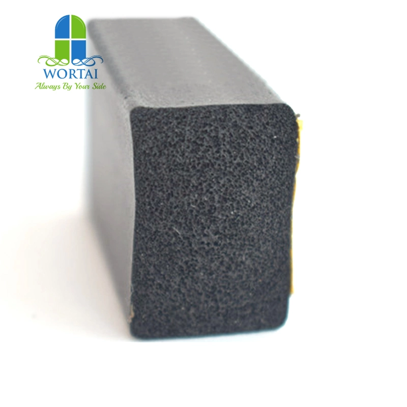 Closed Cell EPDM Foam Rubber Sheet with Adhesive Tape