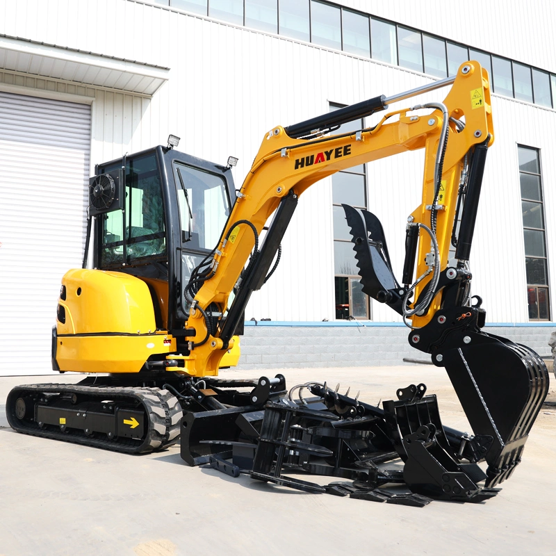 Huyee Factory Crawler Euro 5 EPA 4 Motor 1,8ton klein Bagger 1ton 2ton 3,5 Tonnen Hydraulische Konstruktion Digger 1800kg Mini Bagger zum Verkauf Preise mit Daumen