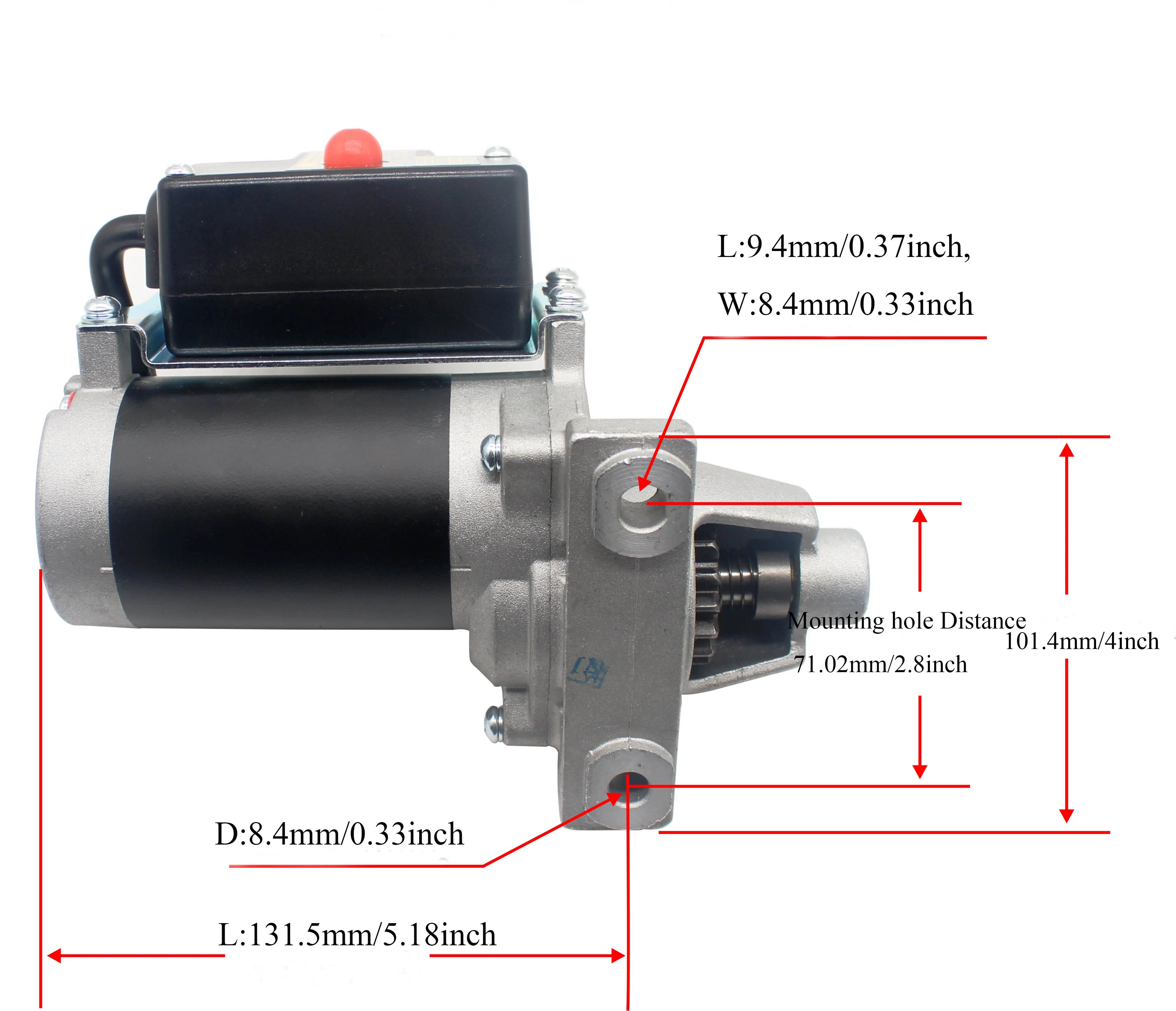 Fullas Electric Motor Starter for Briggs & Stratton Snow Blower Engine (797718, 799038)