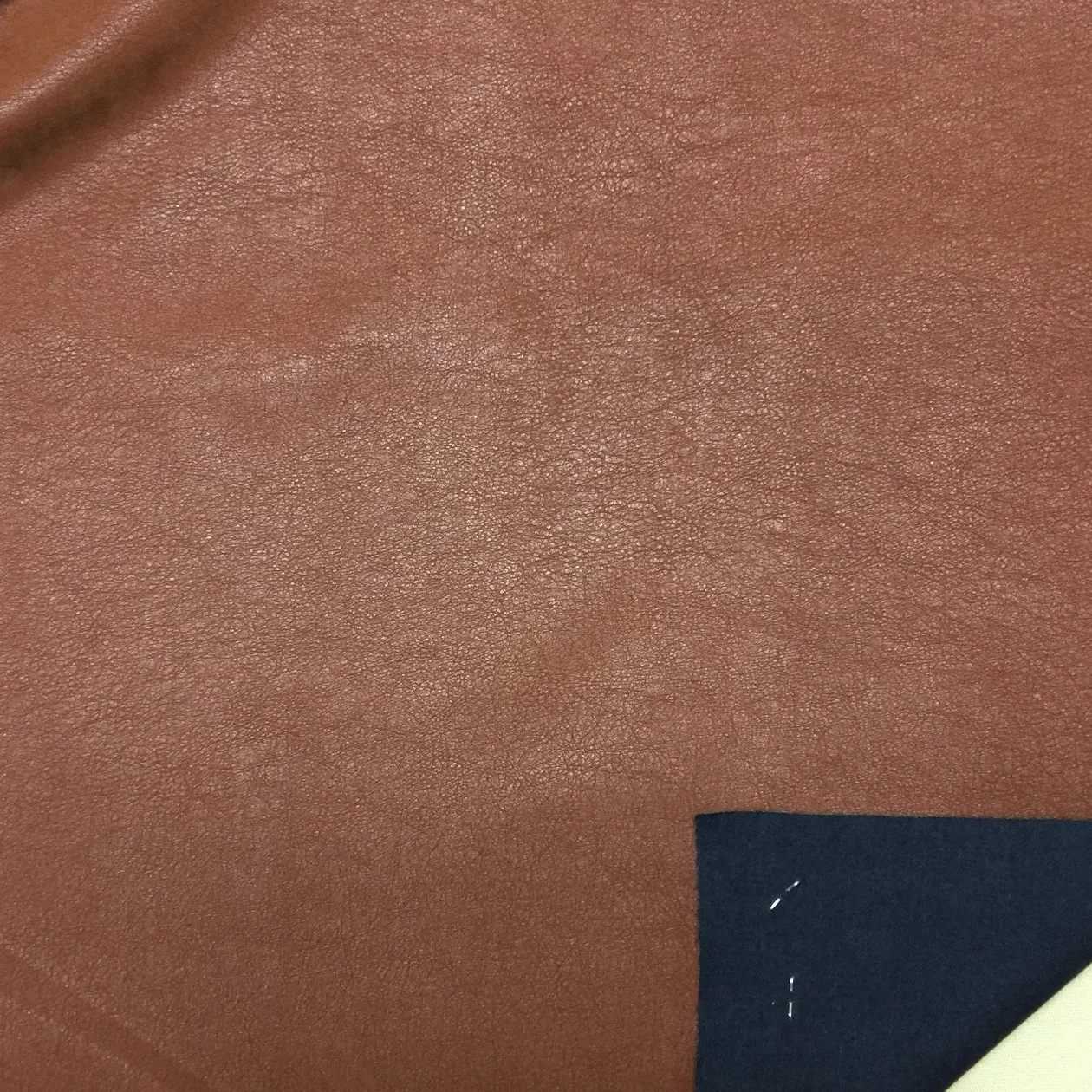 Flocking Synthetic PU Leather for Garment