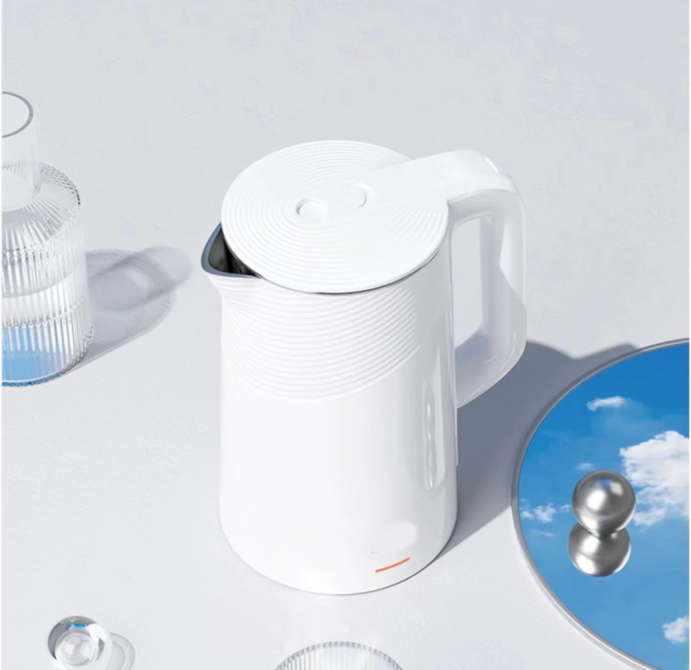 Factory Direct Portable Electric Kettle White Blue Black Electric Water Kettle 2.0L Electric Kettle Home Kitchen Appliance