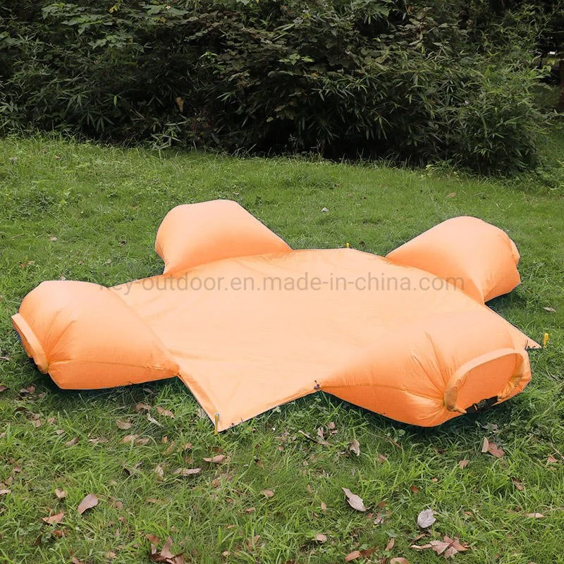 Camping Mat for Outdoor Sleeping Self Inflating Picnic Air Waterproof Mouth Folding Pillow Foot Inflatable