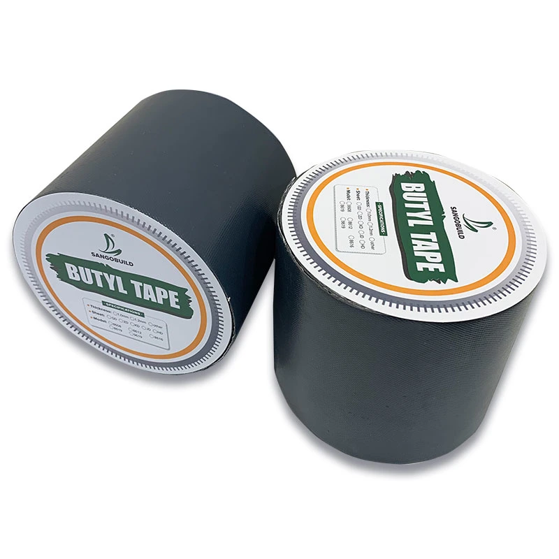 China Famous Brand Sangobuild Long Life Non-Curing Strong Adhesive Butyl Rubber Waterproof Tape