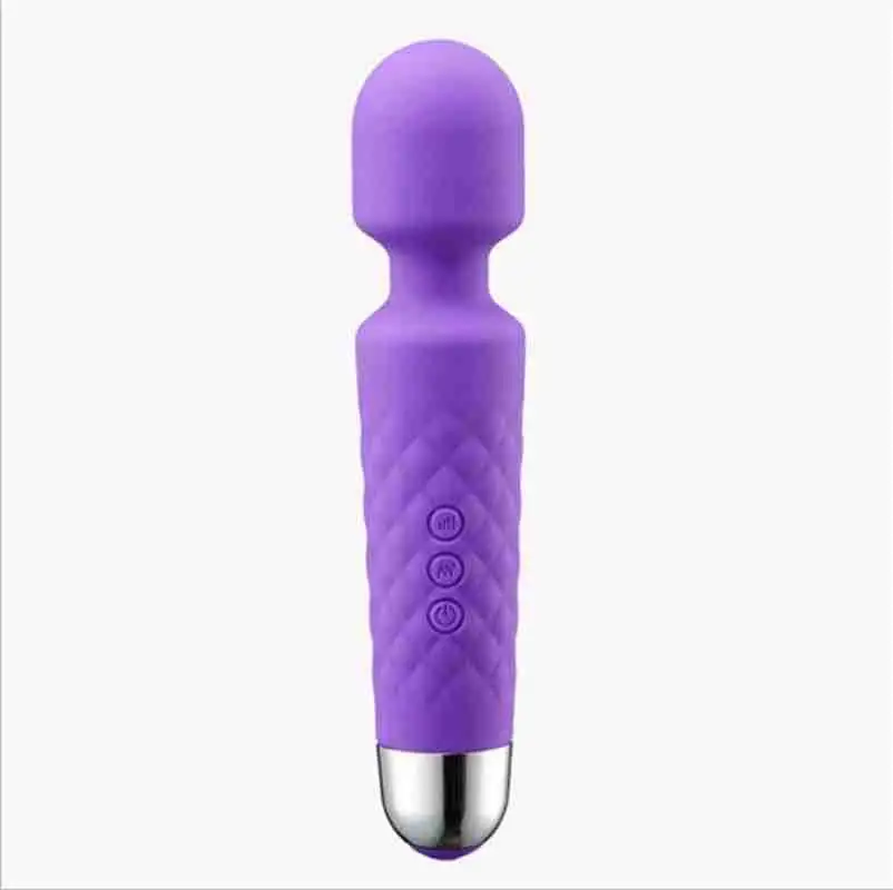 Powerful Dildo Vibrator USB Chaging AV Magic Wand G-Spot Sex Toys Clitoris Stimulate Massager for for Women