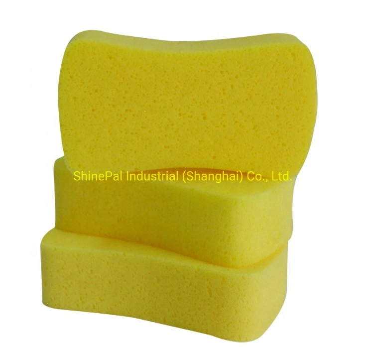 Couleur jaune Custom Wholesale/Supplier car Waxing Polishing applicateur de polissage pour pneus Waxing Tampons d'éponge pour applicateur