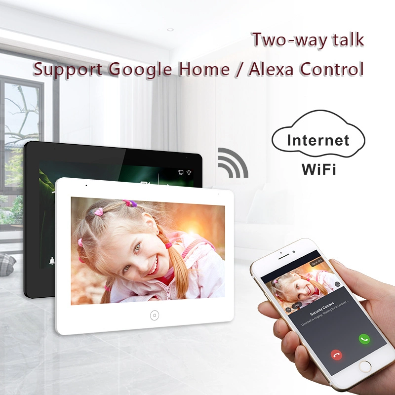 10.1" Touch Screen 2-Wire Home Security WiFi Video Doorphone