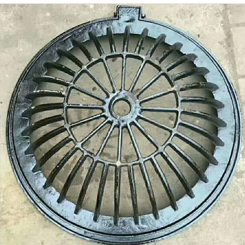 Factory Supply Customized Size En124 B125 C250 D400 D500 Ductile Iron Round and Square Mandhole Cover E600 F900 Ductile Iron Manhole Cover