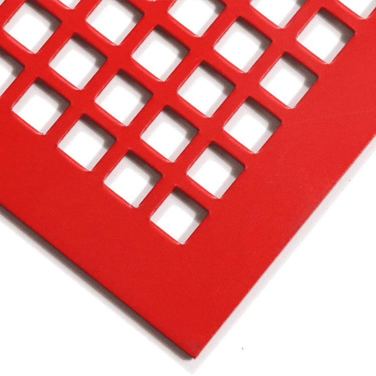 Punching Hole Plastic PVC Coated Aluminum Perforated Metal Sheet for Decoration