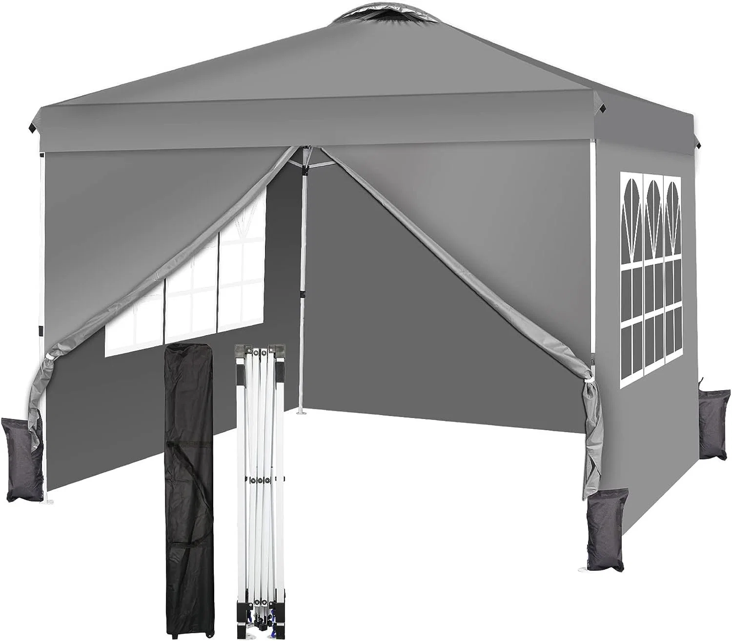 Outdoor Durable Waterproof Iron Pole Cheapest Price Small Size 3X3m Gazebo Tent