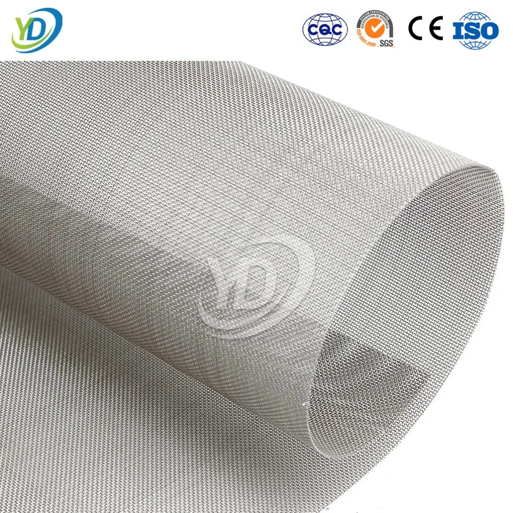 Yeeda Iron Wire Mesh Stainless Steel China Wholesalers 6 Inch Stainless Steel Wire Mesh Screen 1-3500 Mesh Hole Size Stainless Steel Theft Proof Window Screen