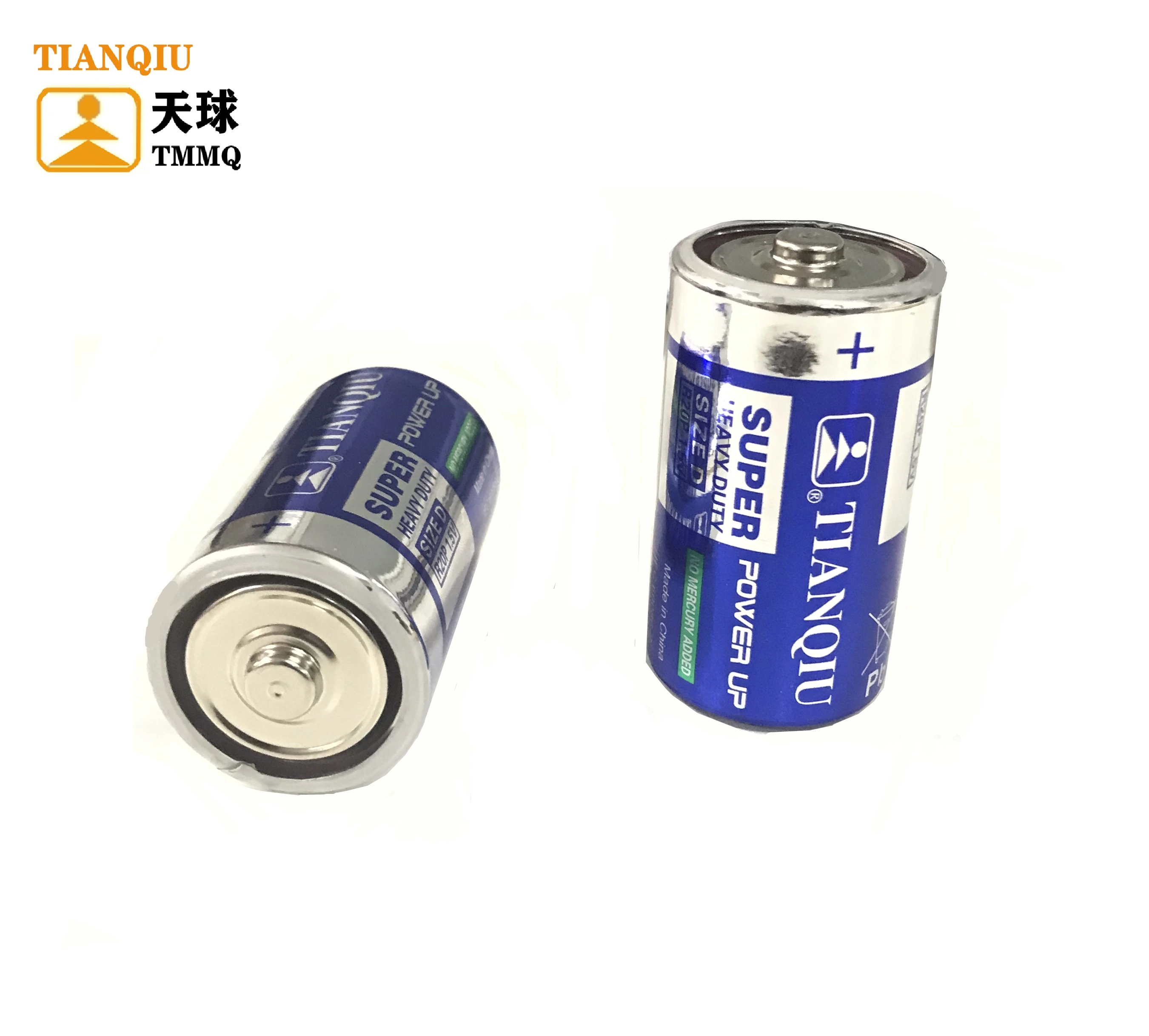 Tianqiu R20 Carbon Zinc Sized 1.5V Dry Battery Alkaline Button Cell Factory