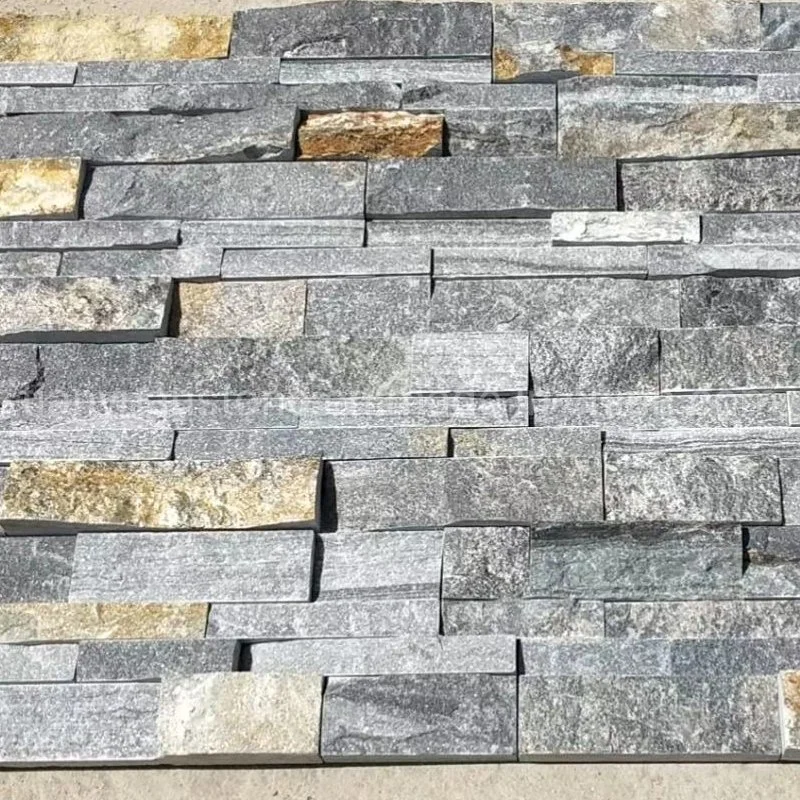 Natural Rusty/Multicolor Culture Stone Wall Cladding Slate Corner