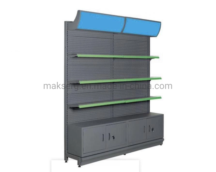 Backplane Supermarket Display Fruit Shelf Vegetable Wire Rack