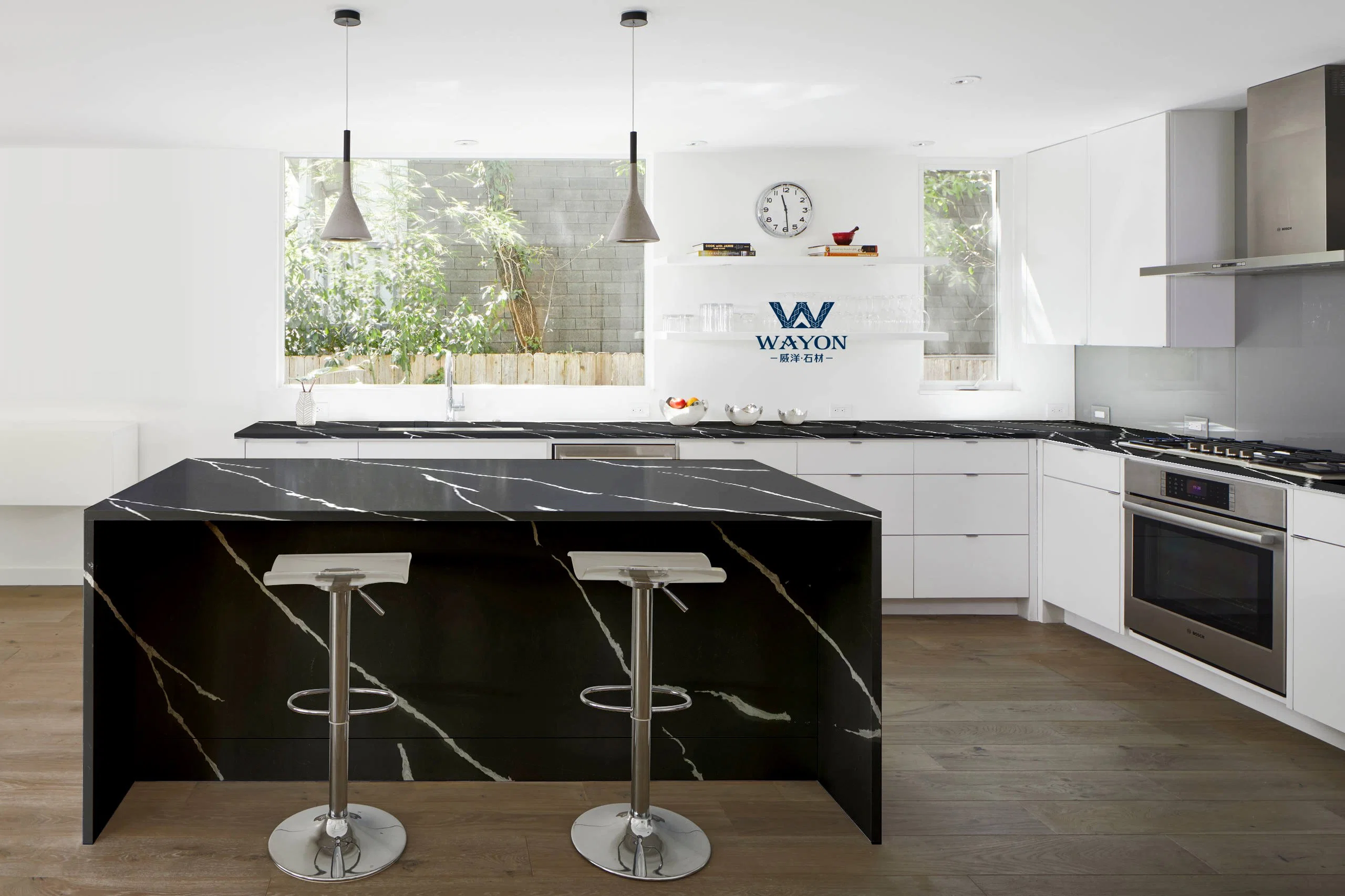 Project Copy Natural Granite Quartz Stone for Island Top Kitchen Countertop Cut to Size
