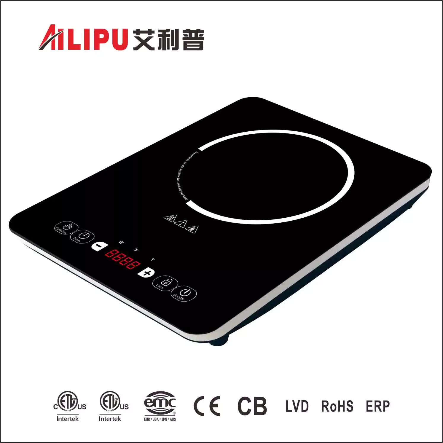 Super Slim Body Nice FOB Price Induction Cooker approved ETL/CB/CE/LVD/EMC/ROHS