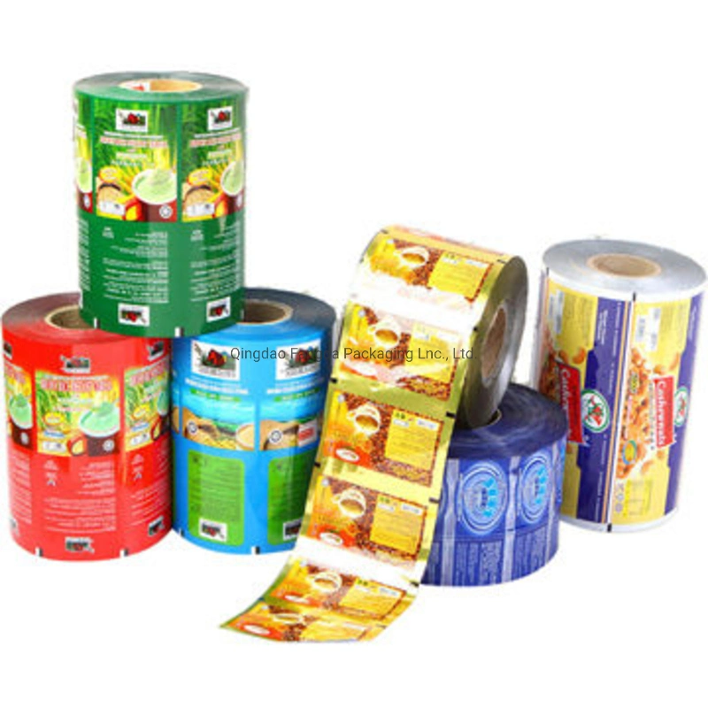 Plastique stratifié d'impression Snack Chips Sachet Rouleaux de film d'emballage