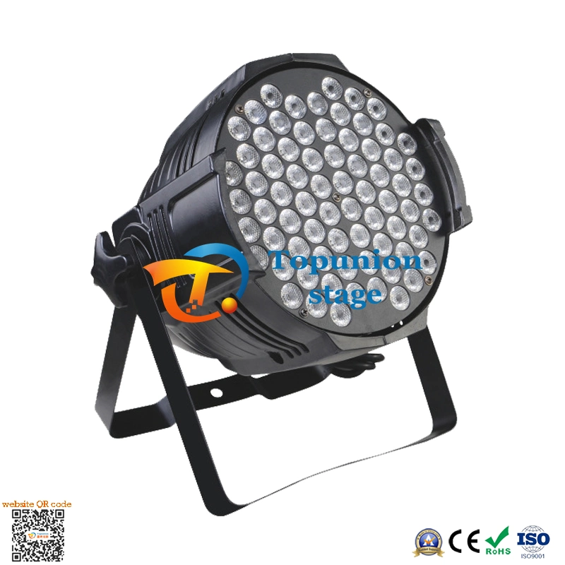 Certificación CE Rhos Iluminación de etapa 72PCS LED Multi PAR CAN Luz con DMX controlable