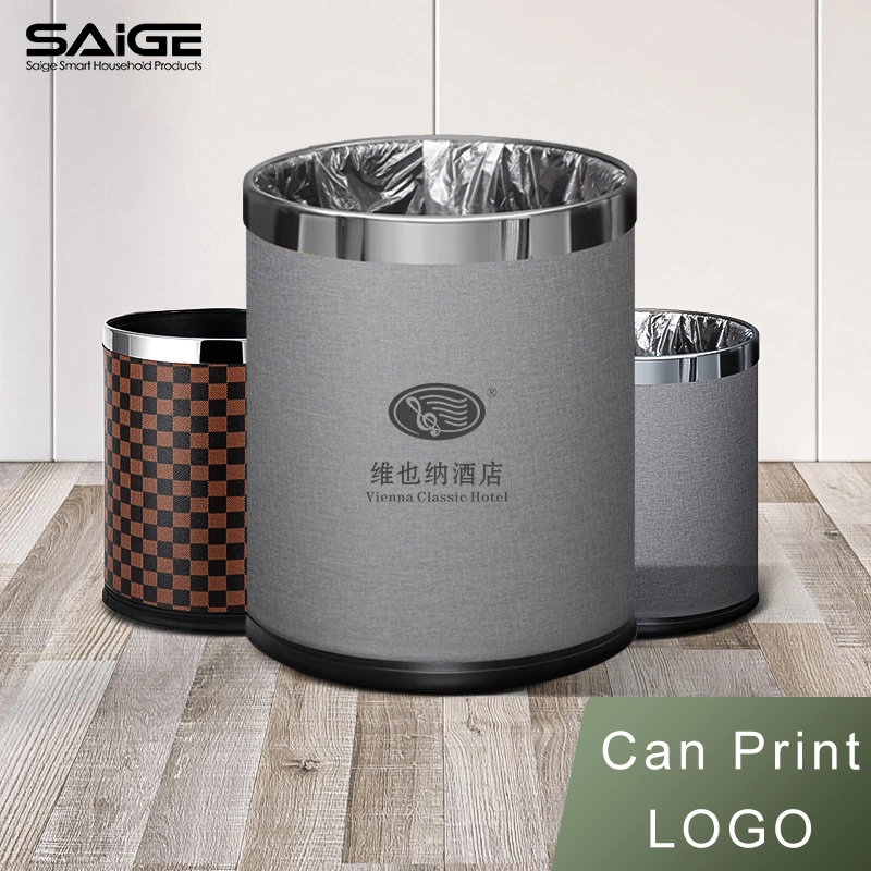 Saige 10L Hotel Indoor Plastic Trash Bin