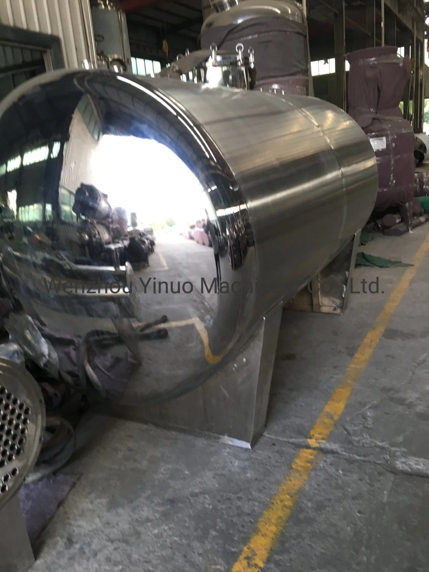 Milking Machine Pressure Vessel Seman Container SS304/316L Juice Liquid Storage Tank