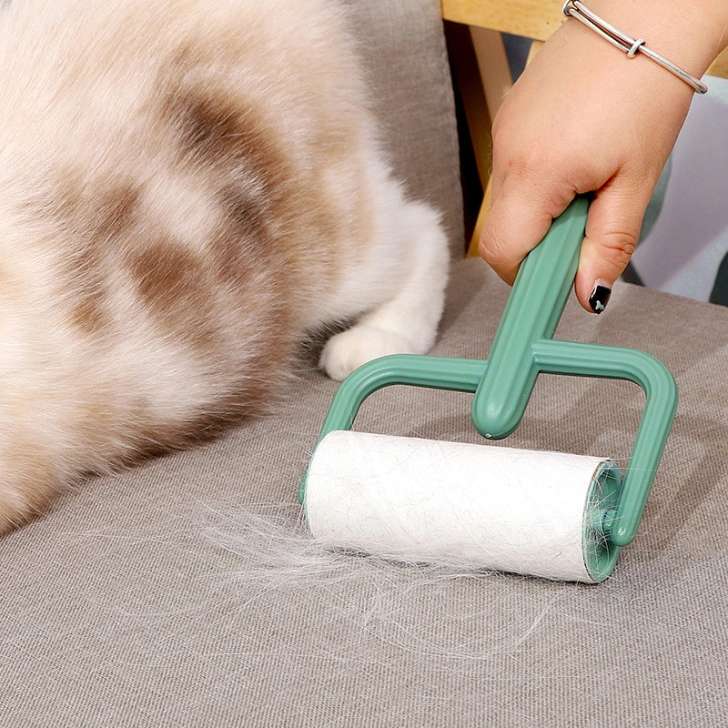 Venta directa de fábrica de pieles de animales de compañía Self-Cleaning reutilizables de la herramienta Pincel de pelo del perro removedor de acicalamiento Roller