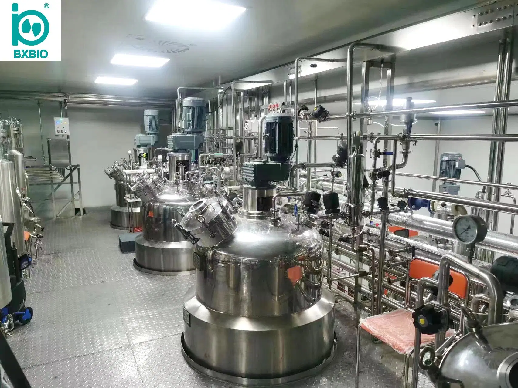 Bxbio 1t 2t projecto industrial de escala grande depósito de fermentação fermentador biorreator para Pharma