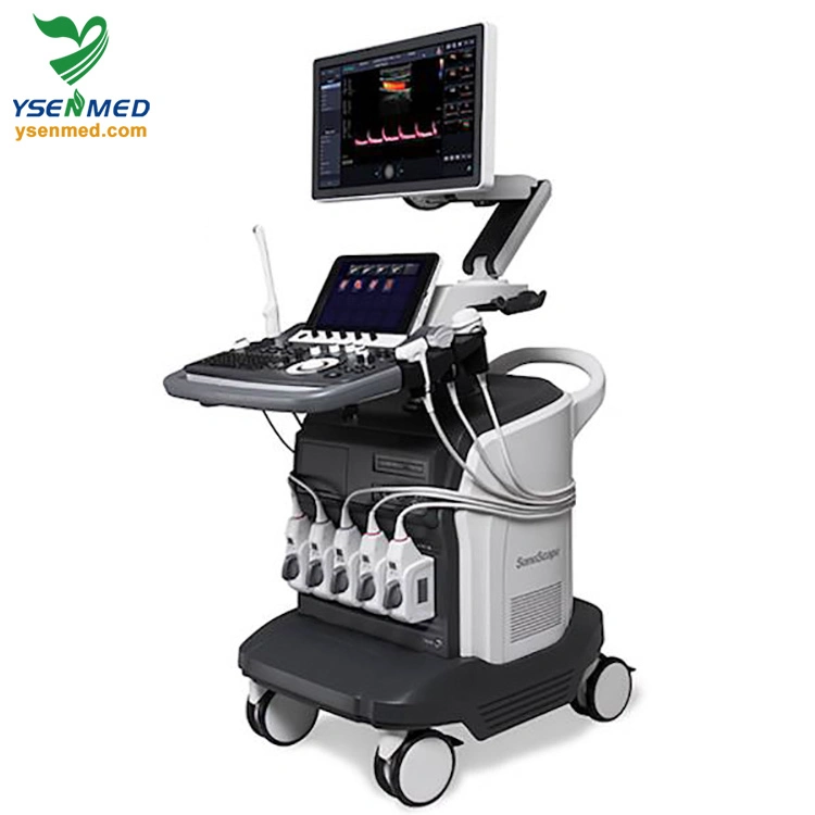 Chariot Elite Sonoscape S50 3D/4D Doppler couleur échographe médical Équipement