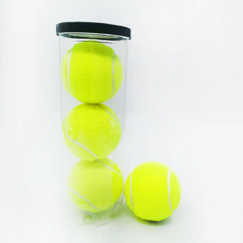 Factory High Bounce Wool Tennis Ball in Tube Padel Balls Ball Customized Competition Level