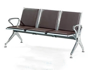 Modern Chrome Metal Base Metal Hospital School Airport Waiting Chair