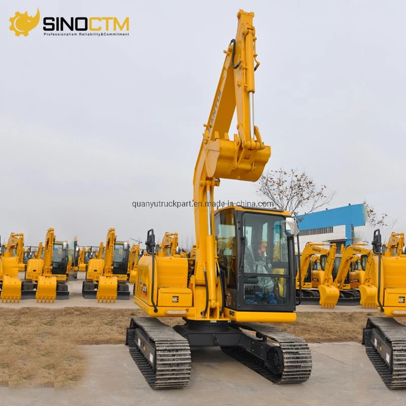 Import MIDI Crawler Excavator Machine Excavator 7 Ton 0.32 Cbm Shantui Se75