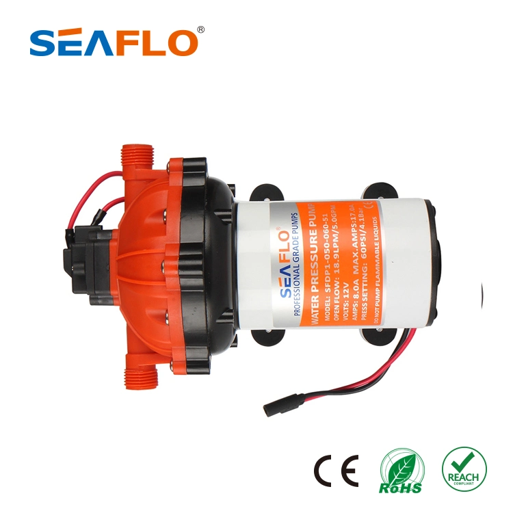 Seaflo 3.0gpm 12V 60psi de presión alta automática de diafragma la bomba de agua