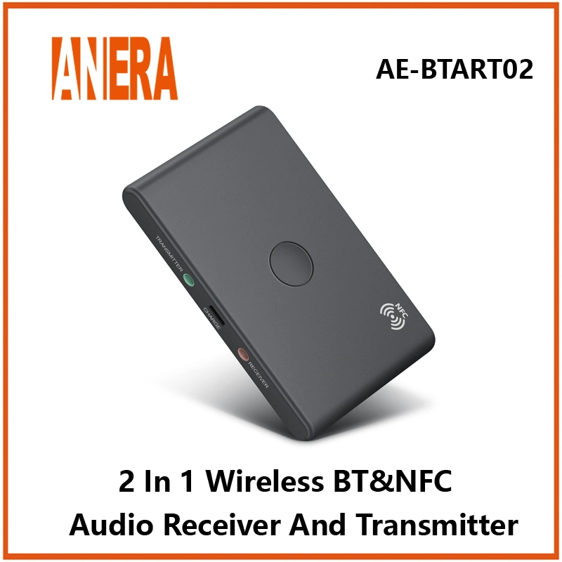 Анера NFC Wireless Bluetooth аудио 2 в 1 приемника/передатчика Car Audio музыки Bt адаптер для автомобильного TV накладки для наушников