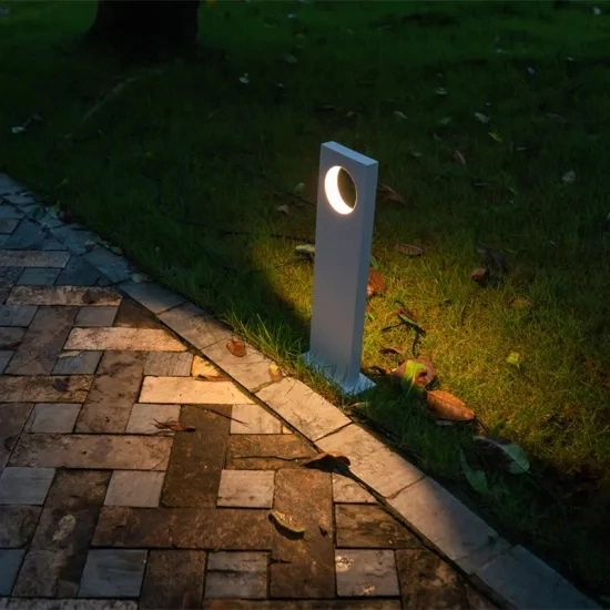 DIY Lighting Projects Beautifully 12V Products to Prepare for Gardening Light Cream Pillar White LED Lights Garden Lawn Courtyard