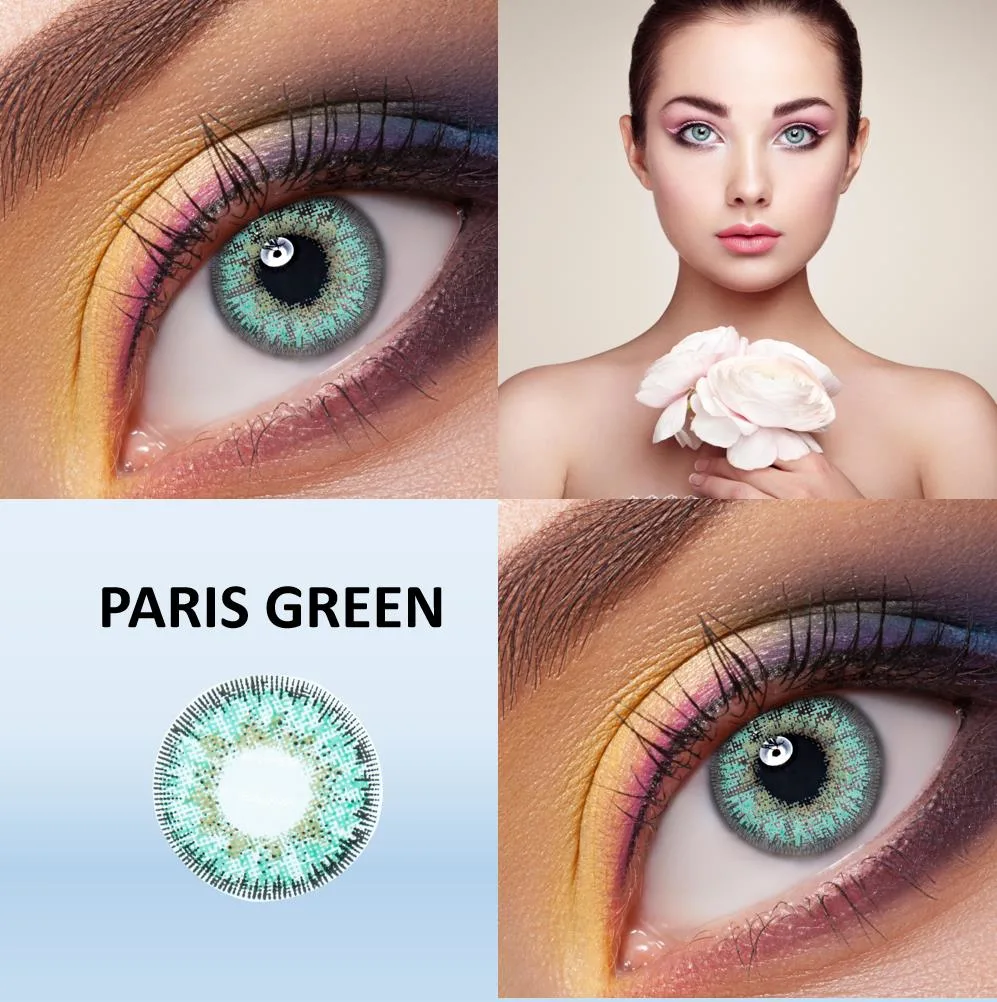 Real Colored Quart Natural Hazel Contact Lenses Cosplay for Brown Eyes