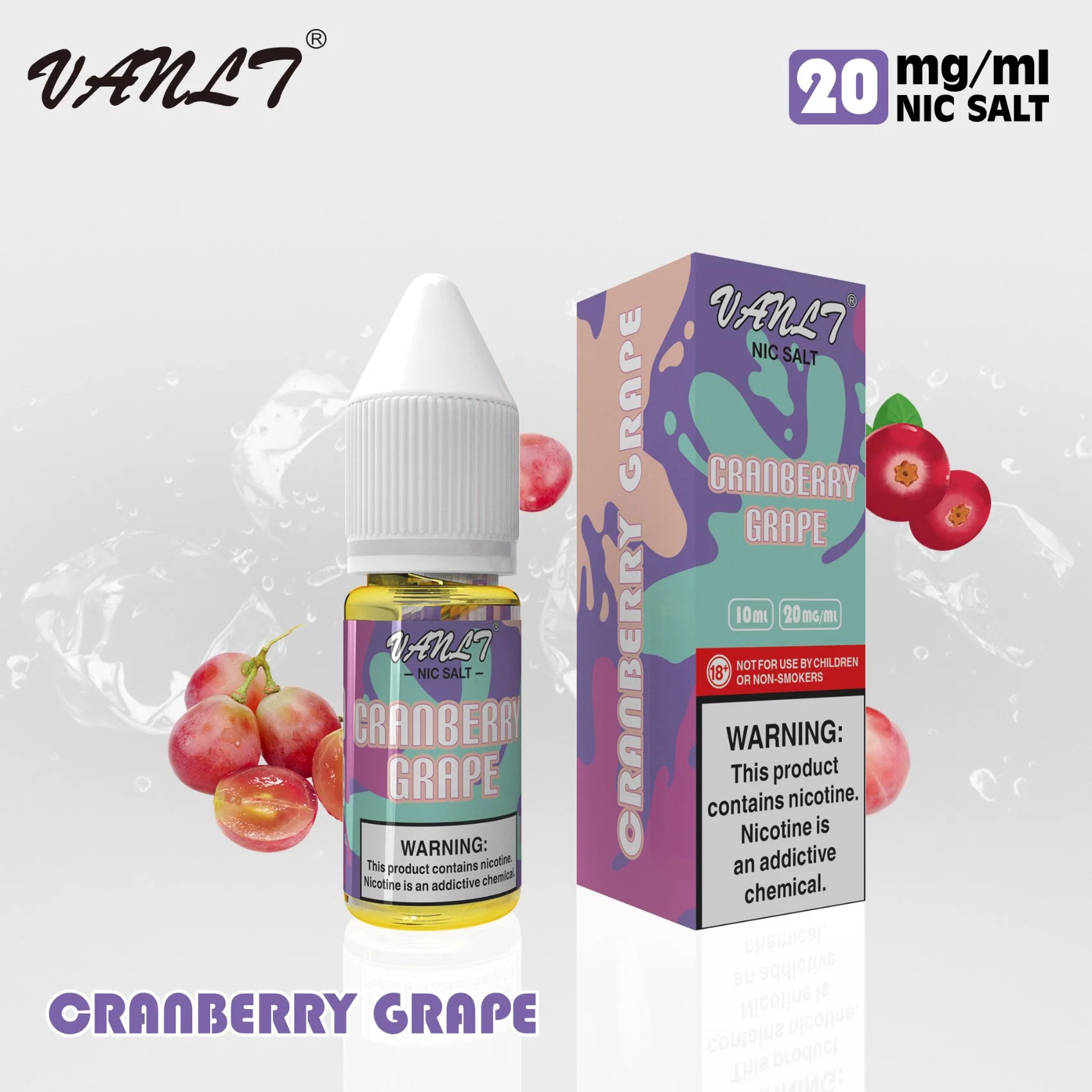 Canneberge raisin par Vanlt 10 ml/20 ml/30 ml E-liquide