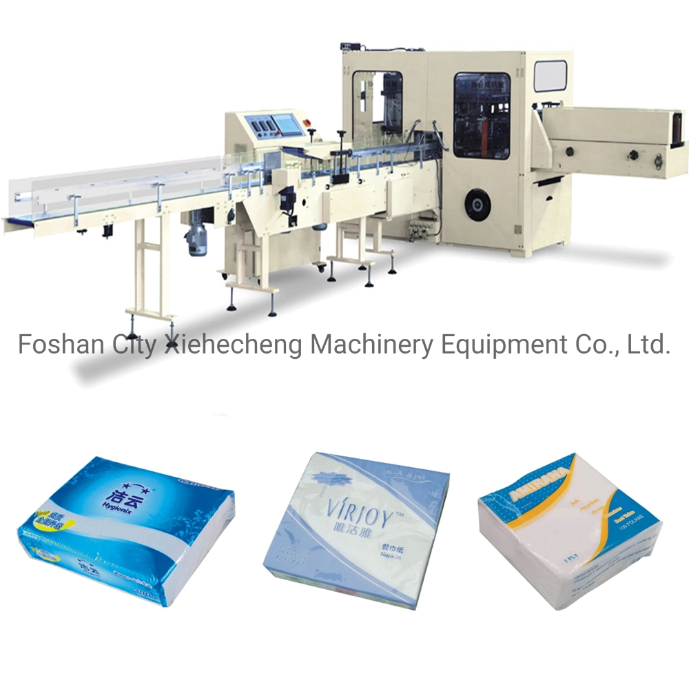 Automatic Single Bag Double 2 Pack Napkin Paper Serviette Tissue Packing Packaging Wrapping Machine