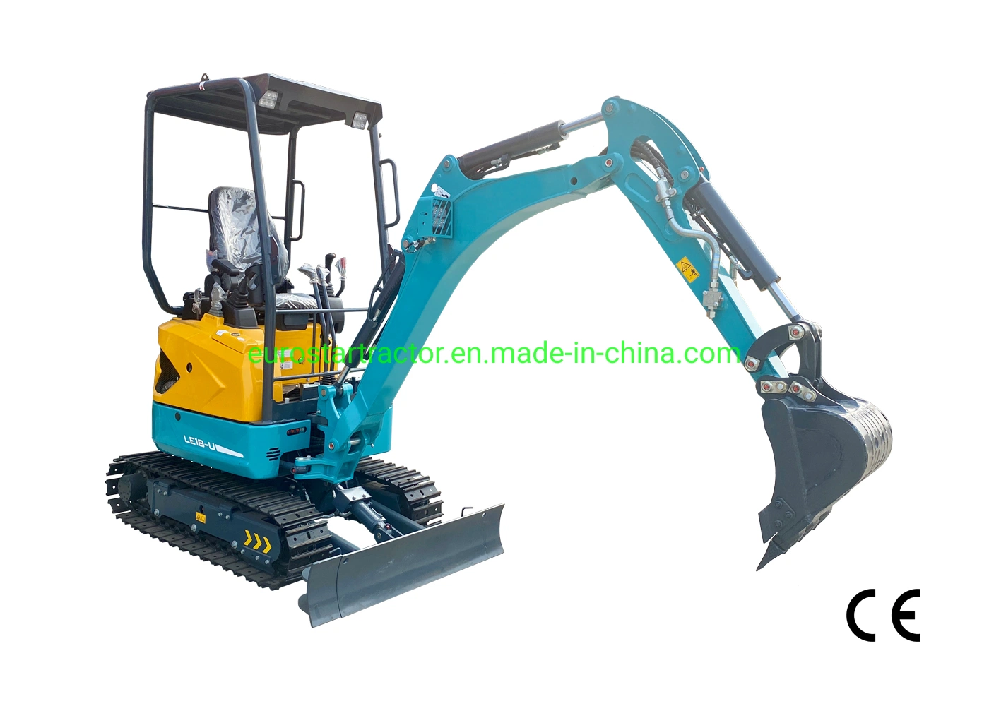 CE Ex1800K/Y Excavator Backhoe Loader Slippage Mini Small Hydraulic Crawler Wheel Engineering Farm Deisel Land Excavator for Construction Euro V Engine