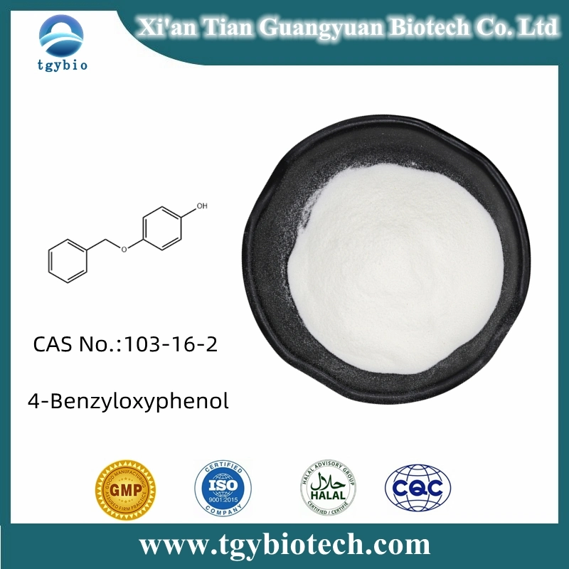 Materia Prima cosmética Monobenzone 4-Benzyloxypheno103-16 CAS-2 el blanqueamiento de la piel Monobenzone