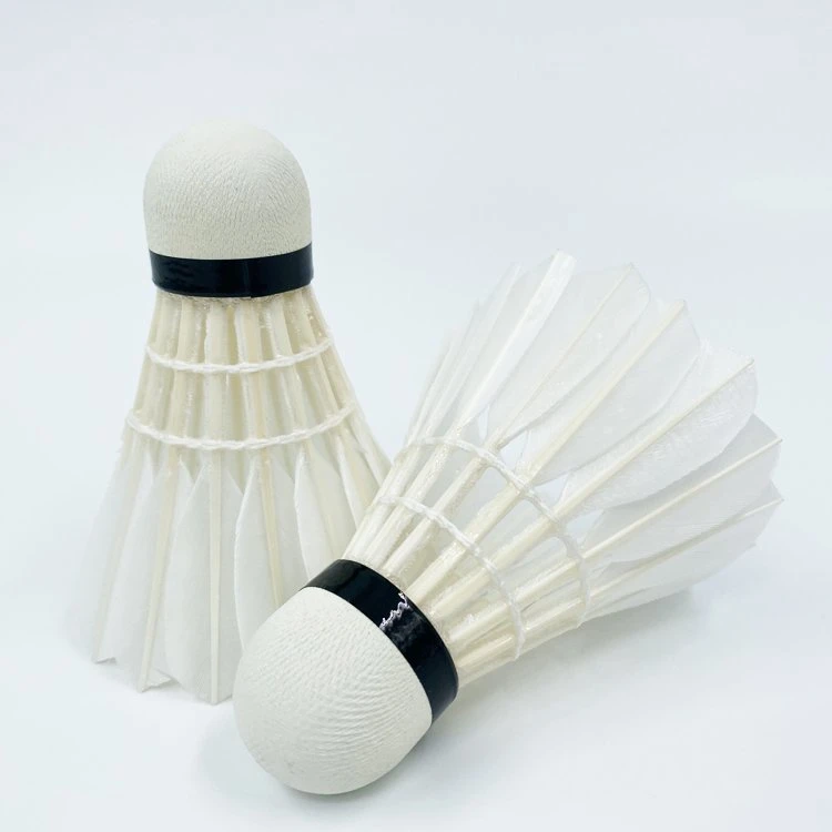 China Products Fiber Cork Shuttlecock Second Class Duck Feather Sports Training Class B Duck Feather Shuttles Badminton