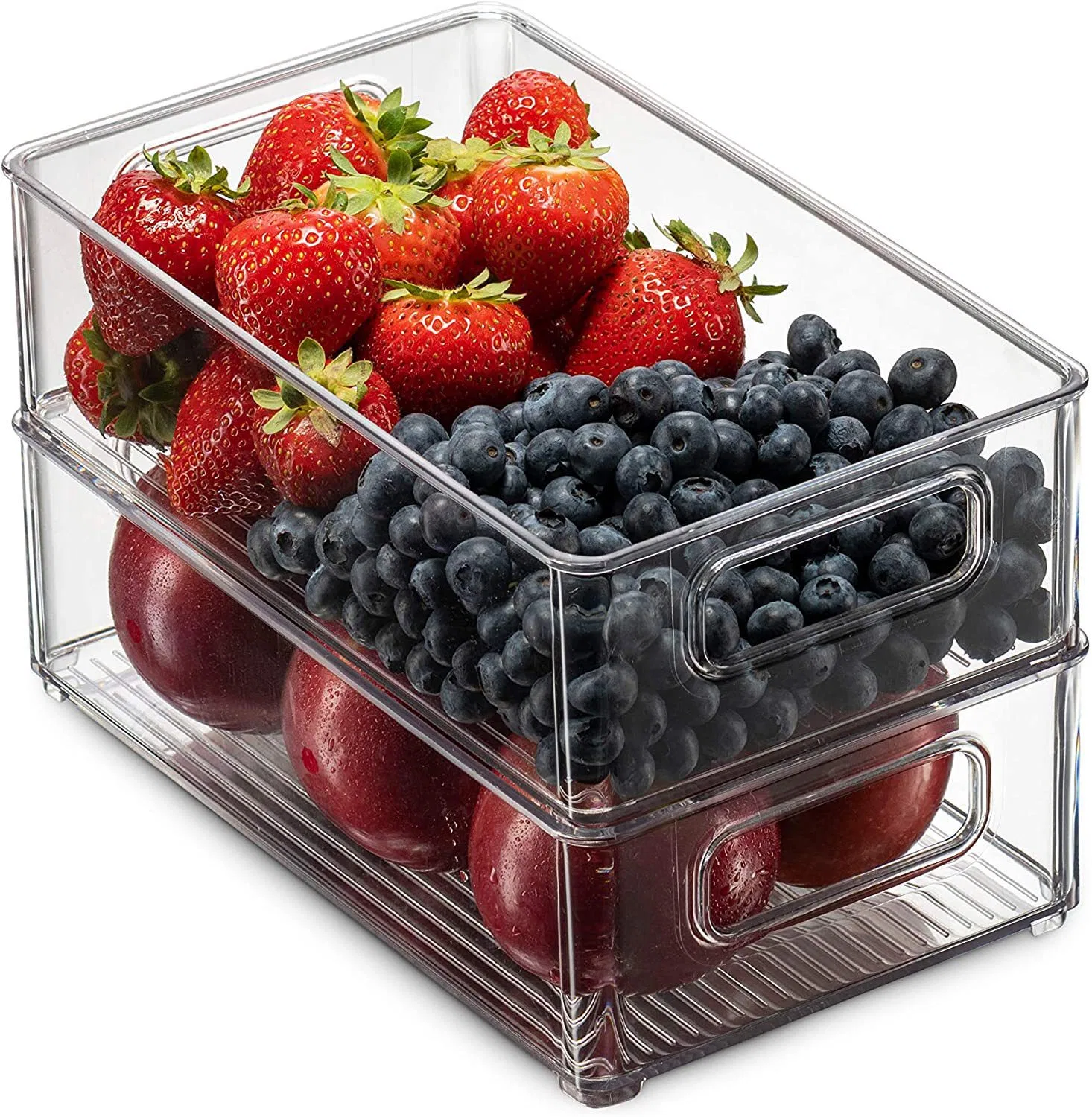 Cuisine réfrigérateur portable Transparent Boîte de rangement