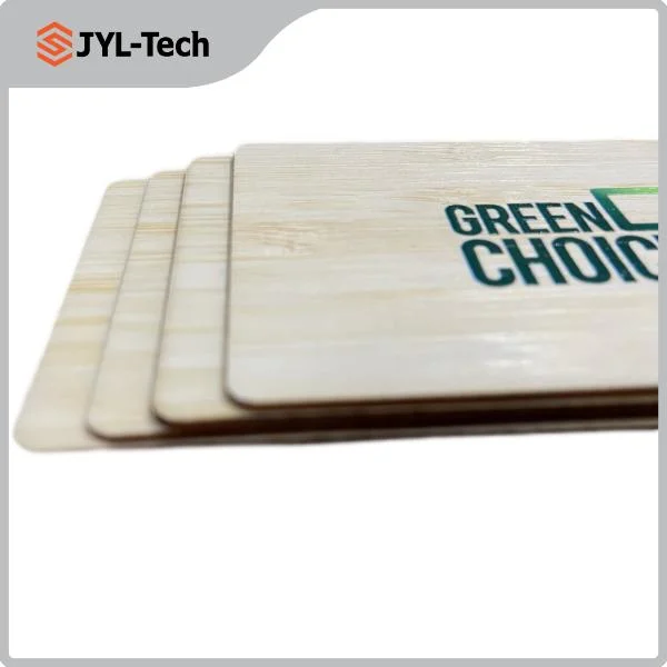 Access Control RFID Hotel Bamboo Keycard NFC Wood RFID Smart Wooden Card