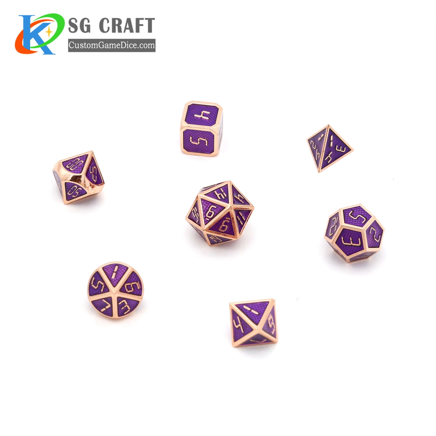 Special Offer Today Cheapest Price Best Quality Polyhedral Enamel Dice Set Dnd Dice Set Polyhedral Dice Metal Dice Sets