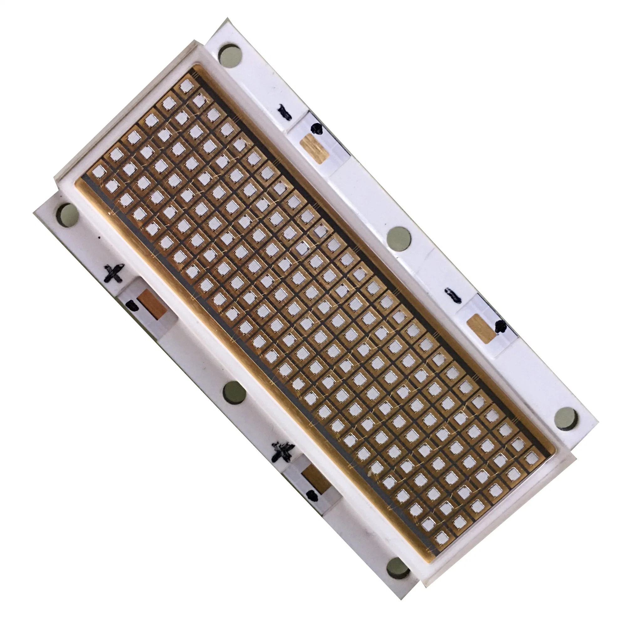 28W/cm2 LED de alta potencia Chip COB Chipset 480W 365nm 375nm de luz de lámpara de luz de 385nm 395nm Junta 405nm de la matriz de uva de PCB del módulo LED impresora UV de curado con Focued Len