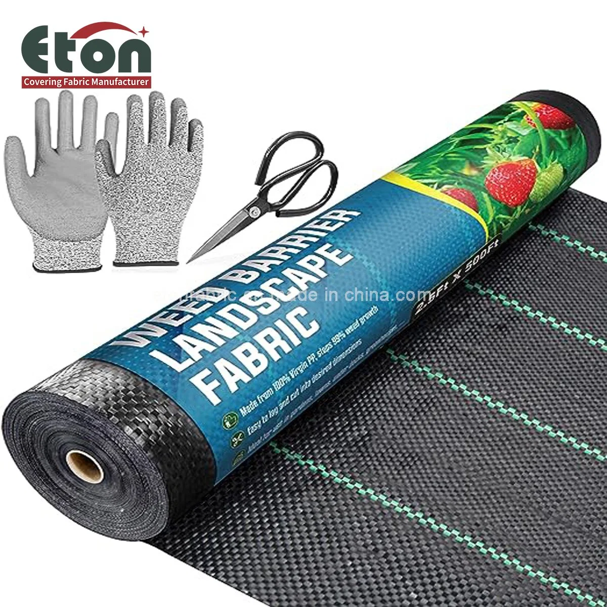 Polypropylene/PP Plastic Woven Geotextile/Textile Landscape Ground Cover Anti Grass Weed Control Stop Block Mat for Garden /Agriculture