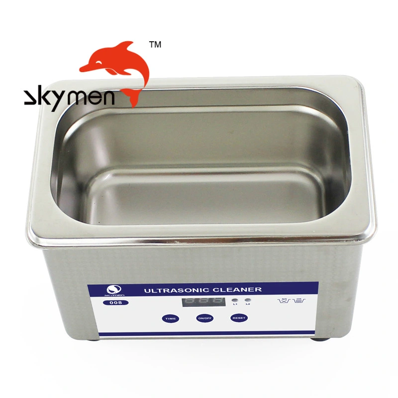 Skymen 800ml Jp-008 Stainless Steel SUS304 Eyeglass Jewelry Dental Ultrasonic Cleaner