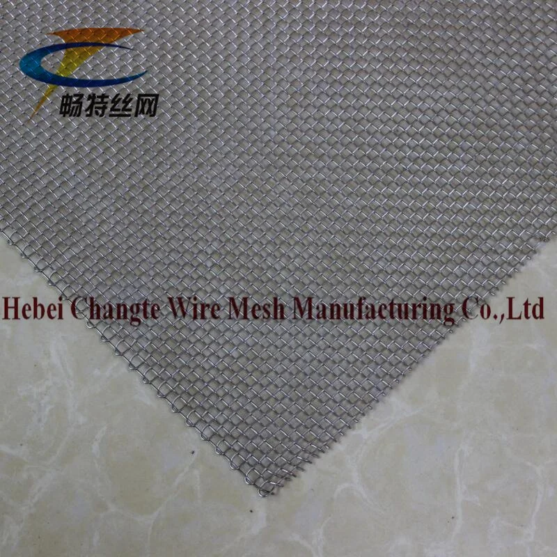 Plain Weave Stainless Steel Carbon Steel 1770MPa Crimped Wire Mesh